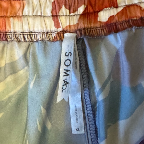 Soma Multicolor Women's Pajama Shorts - Picture 2 of 4